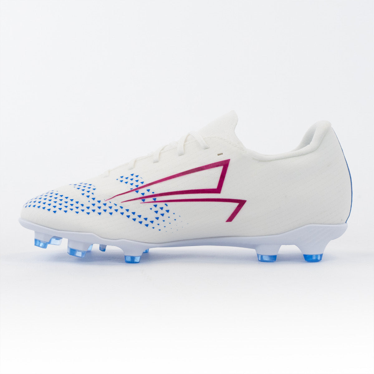 JAKO RS89 Team FG/AG witte voetbalschoenen met blauwe details