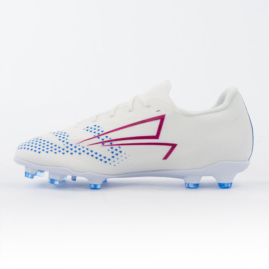 JAKO RS89 Team FG/AG witte voetbalschoenen met blauwe details