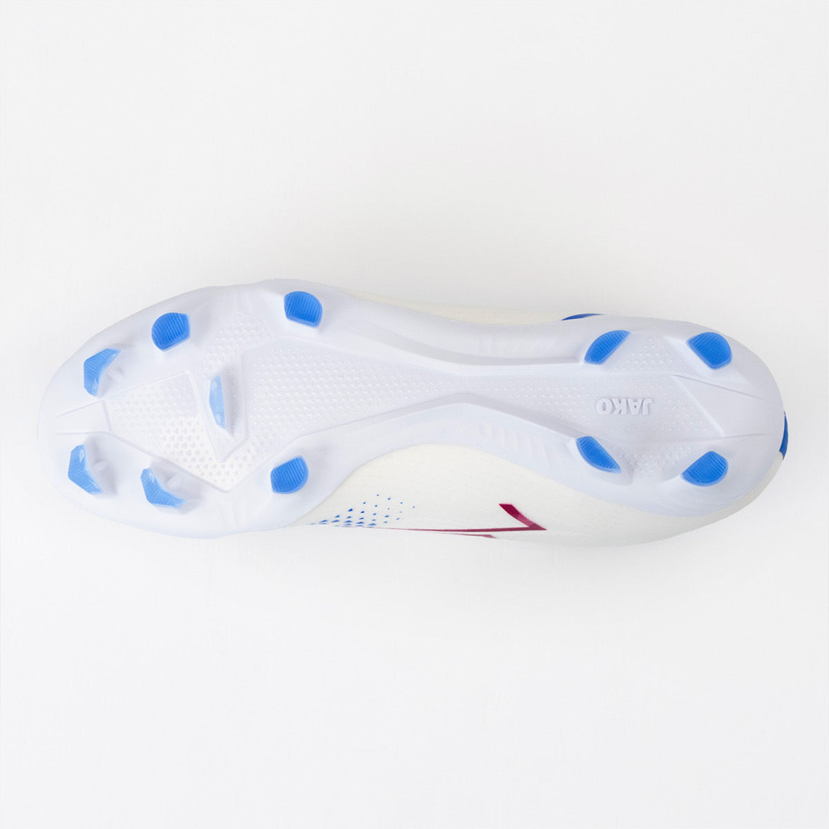JAKO RS89 Team FG/AG witte voetbalschoenen met blauwe details