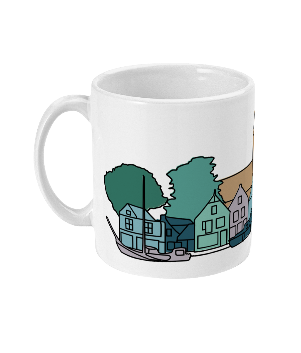 Beker Grou – Getekende skyline
